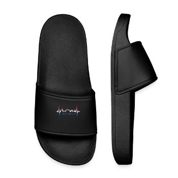 Amsterdam Skyline Pays-Bas Heartbeat Holland - Claquettes enfant - noir - Devant