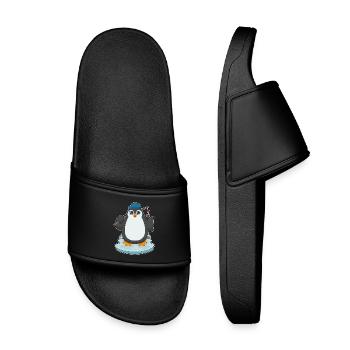 Canne à pêche Penguin Angler Canne à pêche - Claquettes enfant - noir - Devant