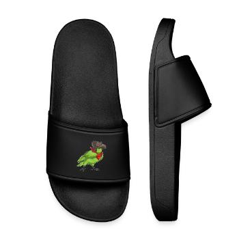 Perroquet Cowboy chapeau de Cowboy - Claquettes enfant - noir - Devant