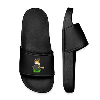 Balai Sorcière Renard - Claquettes enfant - noir - Devant