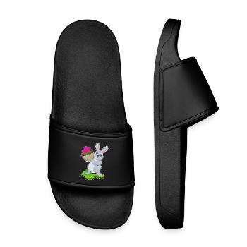 Cupcake lapin - Claquettes enfant - noir - Devant