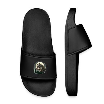 Wolf's Blood - Kids’ Pool Sliders - black - Front