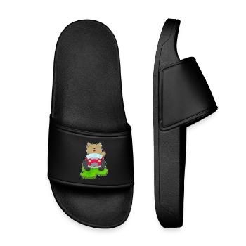 Voiture de chat - Claquettes enfant - noir - Devant