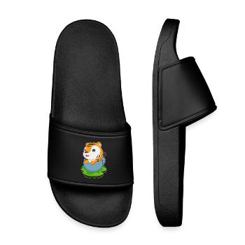 Mug Tigre - Claquettes enfant - noir - Devant