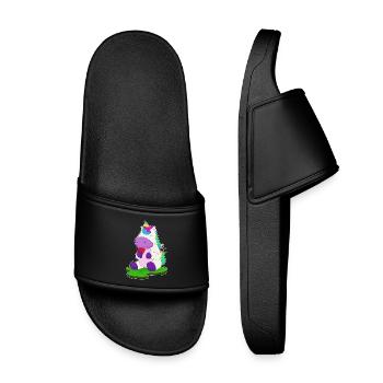 Jeu de cartes de poker Unicorn Poker - Claquettes enfant - noir - Devant