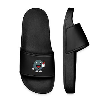 Bowling Boule de bowling - Claquettes enfant - noir - Devant