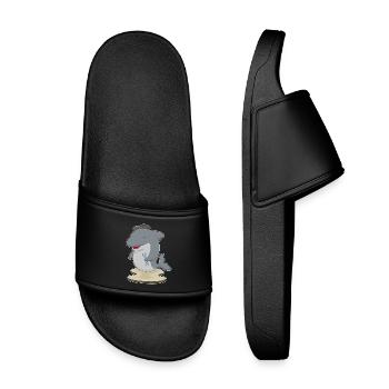 Atelier de clé mécanique Delfin - Claquettes enfant - noir - Devant