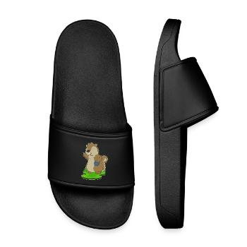 Écureuil Bowling Boule de bowling - Claquettes enfant - noir - Devant