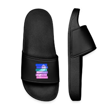 Roller-skate - Kids’ Pool Sliders - black - Front