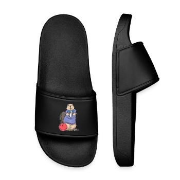 Beaver Bowling Boule de bowling - Claquettes enfant - noir - Devant
