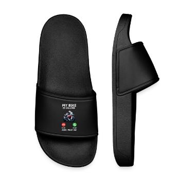 Mon vélo m’appelle - Claquettes enfant - noir - Devant