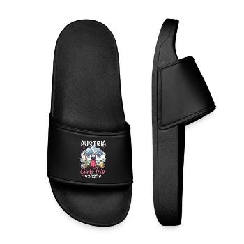 Voyage entre filles en Autriche 2025 - Claquettes enfant - noir - Devant