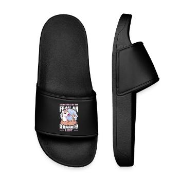 Dictons drôles, tenues amusantes, ironie, sarcasme - Claquettes enfant - noir - Devant