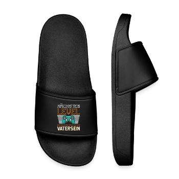 Gamer Dad NEXT LEVEL DAD Fun - Claquettes enfant - noir - Devant