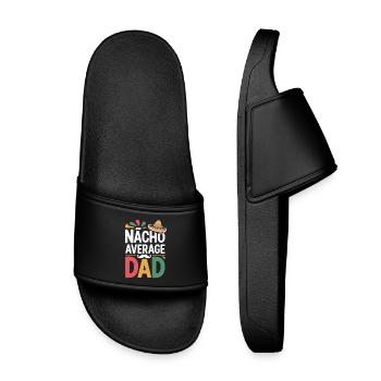 Nacho Average Dad - Claquettes enfant - noir - Devant