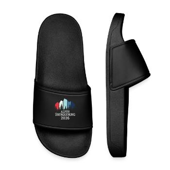Crossing the Alps 2026 - Hiking - Kids’ Pool Sliders - black - Front