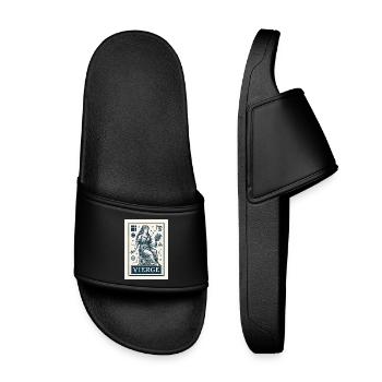 Signe astrologique de la Vierge - Astrologie - Claquettes enfant - noir - Devant
