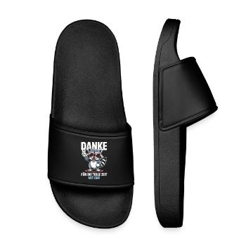 Merci pour le bon temps passé avec vous - Claquettes enfant - noir - Devant