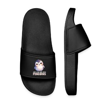 Pingouins Pingouin - Claquettes enfant - noir - Devant