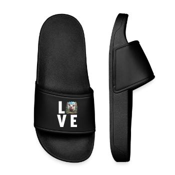 Cochon Cochon - Claquettes enfant - noir - Devant