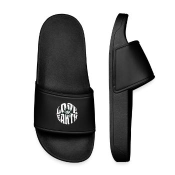 Aime ta Terre - Claquettes enfant - noir - Devant