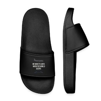 Rampe de nuit du personnel au sol au - Claquettes enfant - noir - Devant