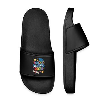 Événements de la promotion de diplômés 2026 - Claquettes enfant - noir - Devant