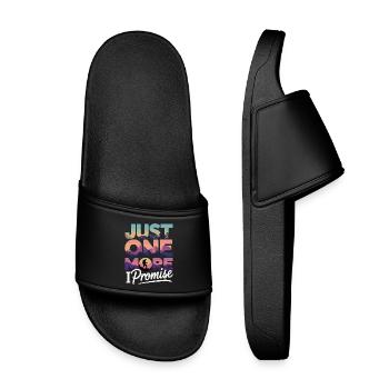 Juste une promesse de plus - Randonnée rétro - Claquettes enfant - noir - Devant