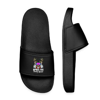 Apres Ski Party Squad - Kids’ Pool Sliders - black - Front