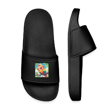 L’ère de l’ara - Claquettes enfant - noir - Devant