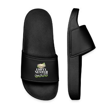  Empty Nest Syndrome Son High School Grad Empty - Kids’ Pool Sliders - black - Front