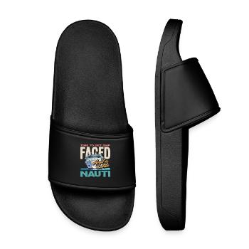 Profitez de la croisière Nauti Party Ship Faced - Claquettes enfant - noir - Devant