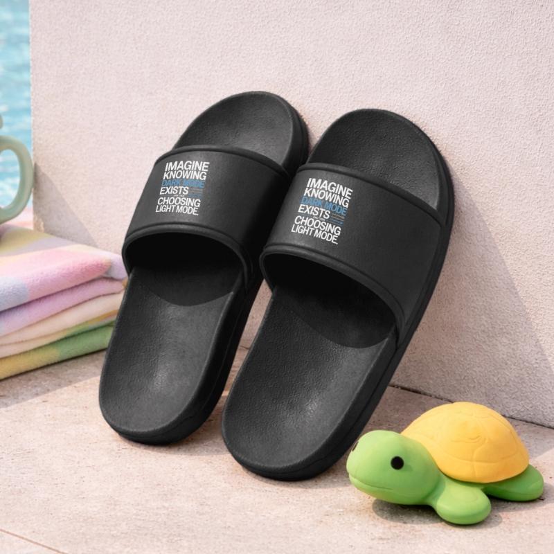 Dark Mode Exists Programmer IT Nerd Coder Office Kids’ Pool Sliders