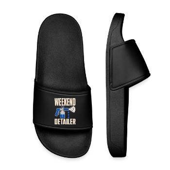 Garage Detailer Car Detailing Car Detailer - Kids’ Pool Sliders - black - Front