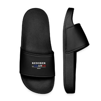 REDORER LA FRANCE 2 - Claquettes enfant - noir - Devant