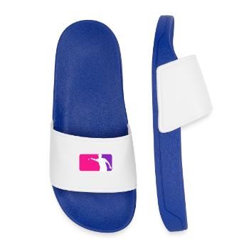 Petanque Boule Petanca Style Major League Rose - Claquettes enfant - bleu roi - Devant