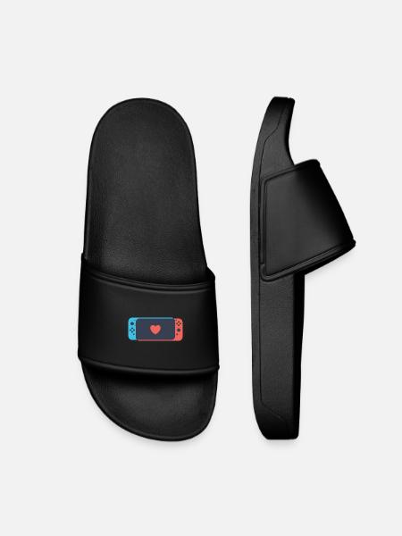 Switch Love - Kids’ Pool Sliders - black