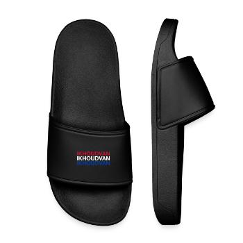 I LOVE PAYS-BAS Drapeau des Pays-Bas - Claquettes enfant - noir - Devant