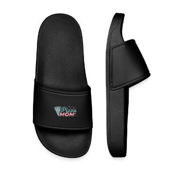 Pizza Mom - Kids’ Pool Sliders - black - Front