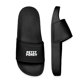 Petit poney - Claquettes enfant - noir - Devant