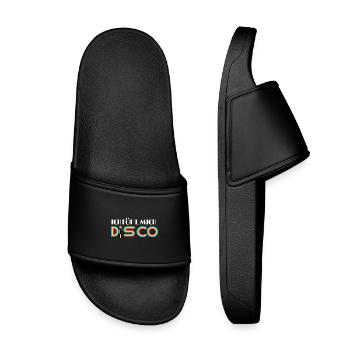 JE ME SENS DISCO, - Claquettes enfant - noir - Devant