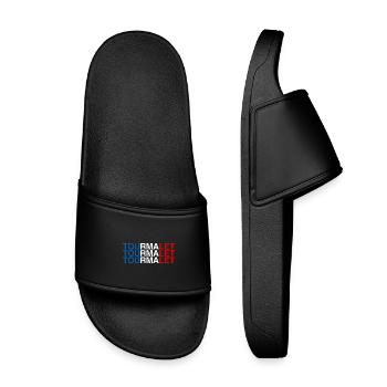 TOURMALET France French Flag - Kids’ Pool Sliders - black - Front