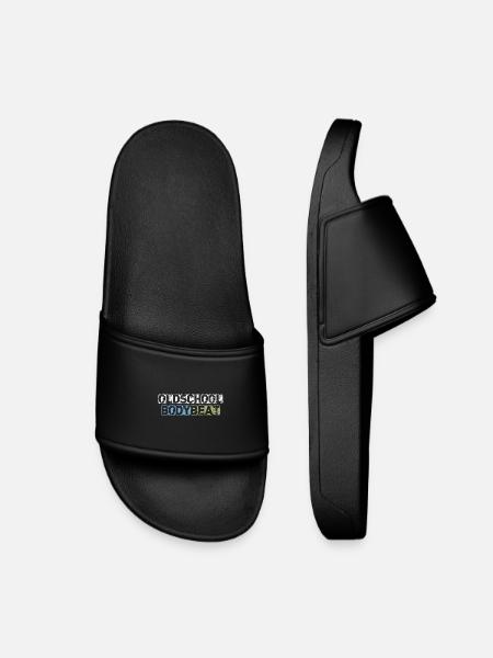Oldschool Body Beat - Kids’ Pool Sliders - black