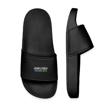 Futurepop Synthpop - Kids’ Pool Sliders - black - Front