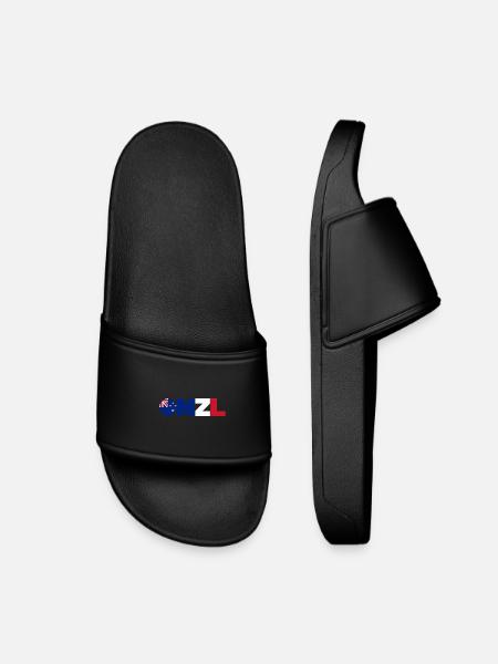 New_Zealand - Claquettes enfant - noir