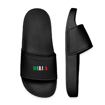 Bella Italia - Kids’ Pool Sliders - black - Front