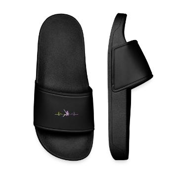 Boulderer heartbeat Bouldering Bouldering - Kids’ Pool Sliders - black - Front