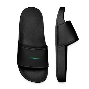 Waves | Wave | Land River - Kids’ Pool Sliders - black - Front