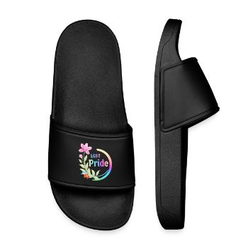 Fierté LGBT - Claquettes enfant - noir - Devant