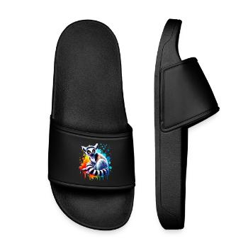 Lemur - Kids’ Pool Sliders - black - Front